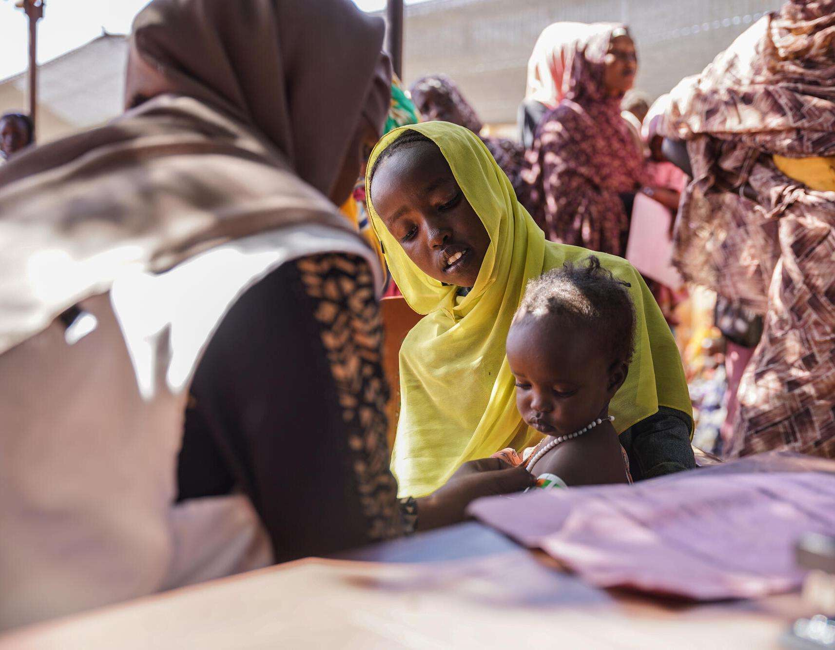 Malnutrition in Zamzam camp, North Darfur