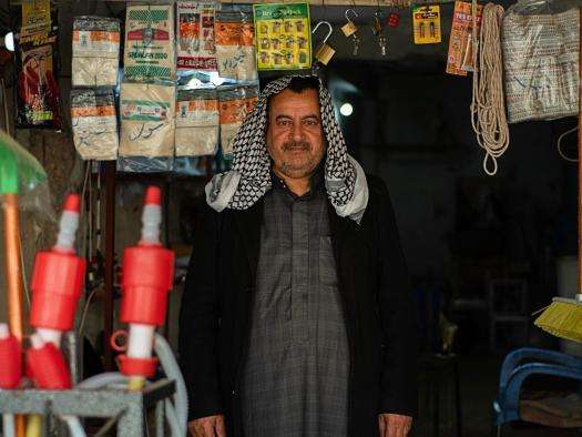 Anwar Shukr Mahmoud, an MSF patient in Hawija
