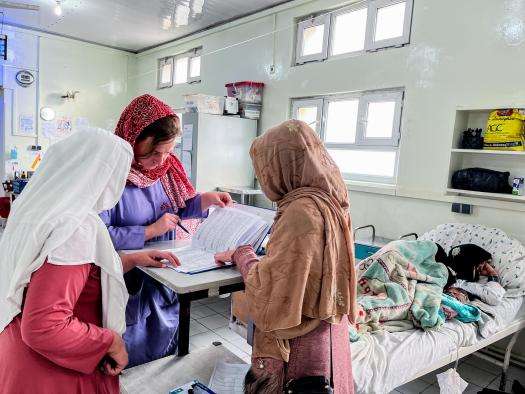 MSF gynecologists in Khost, Afghanistan.