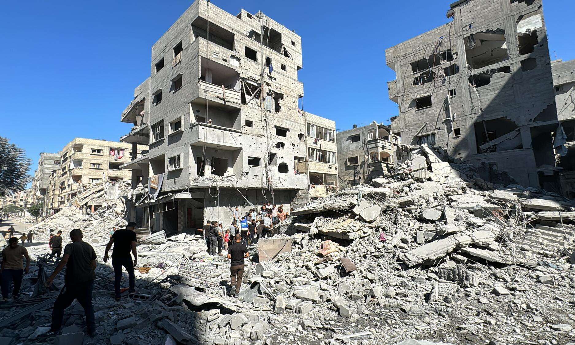 Destruction in northern Gaza