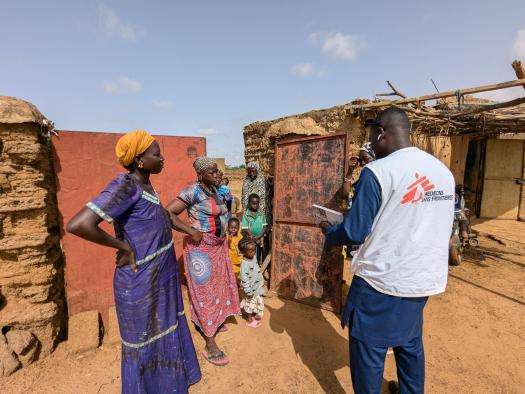 MSF teams assist newly arrived refugees in Mali. 