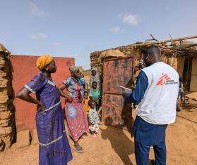 MSF teams assist newly arrived refugees in Mali. 
