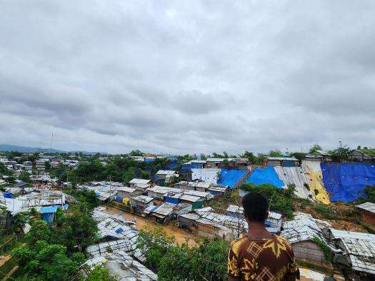 A view of Coxs Bazar camp in Bangladesh.