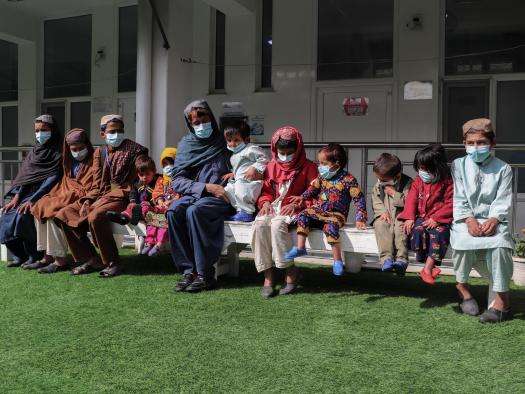 A family of Afghans with drug-resistant tuberculosis.