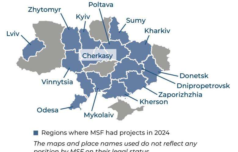 Ukraine IAR map 2024