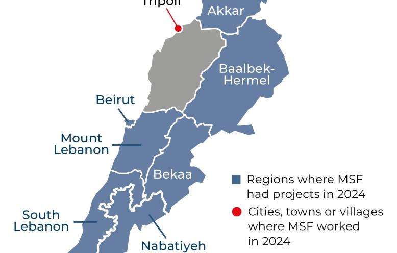 Lebanon IAR map 2024