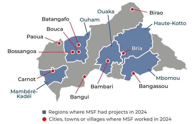 Central African Republic IAR map 2024