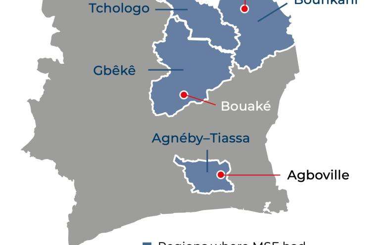 Ivory Coast IAR map 2024