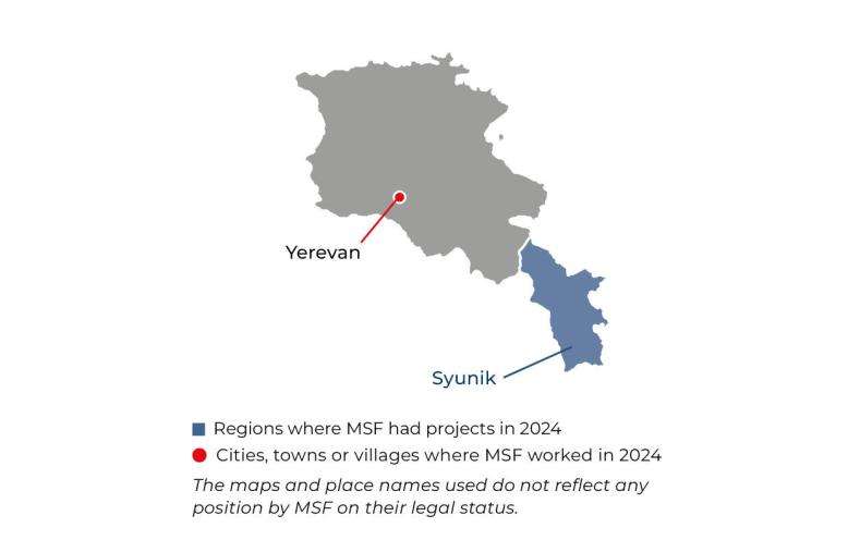 Armenia IAR map 2024