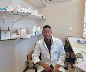 Mbongeni Kina Dlamini, pharmacist in Eswatini. 