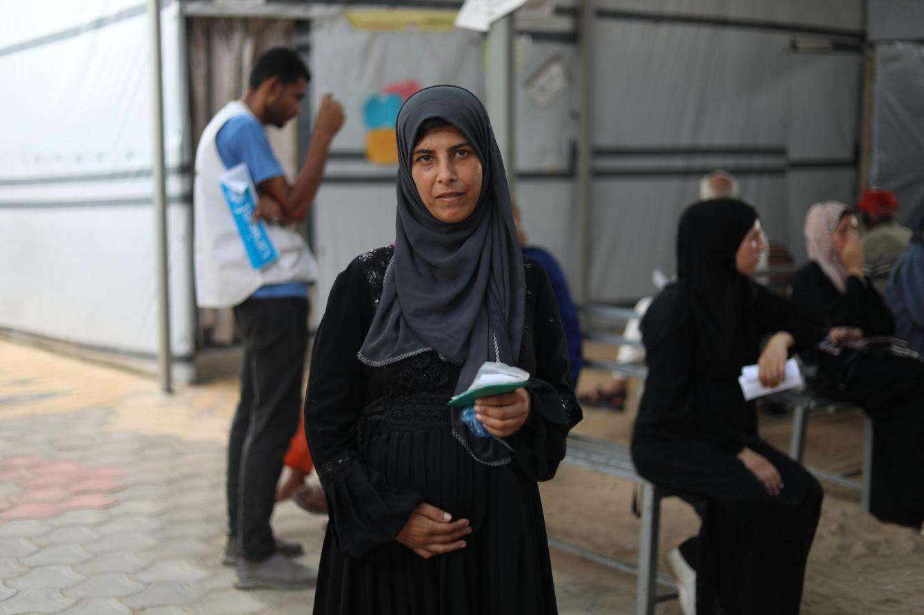 "My husband went to get flour from aid trucks," says Hadeel, a pregnant and malnourished patient. "He never came back. He was killed. I’m eight months’ pregnant and there’s no food, nothing to drink."