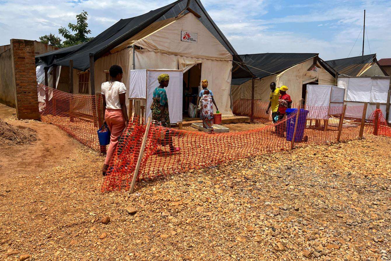 A cholera treatment in Burundi.
