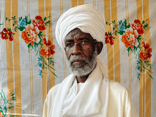 Youssef Mohamed, a displaced man from North Darfur, Sudan, living in Chad.