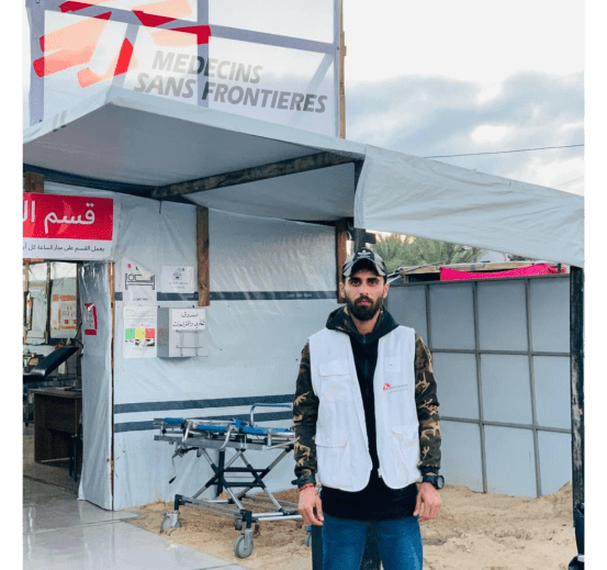 MSF hygienist Abdullah Hammad, who was killed by Israeli forces in Gaza on July 3.